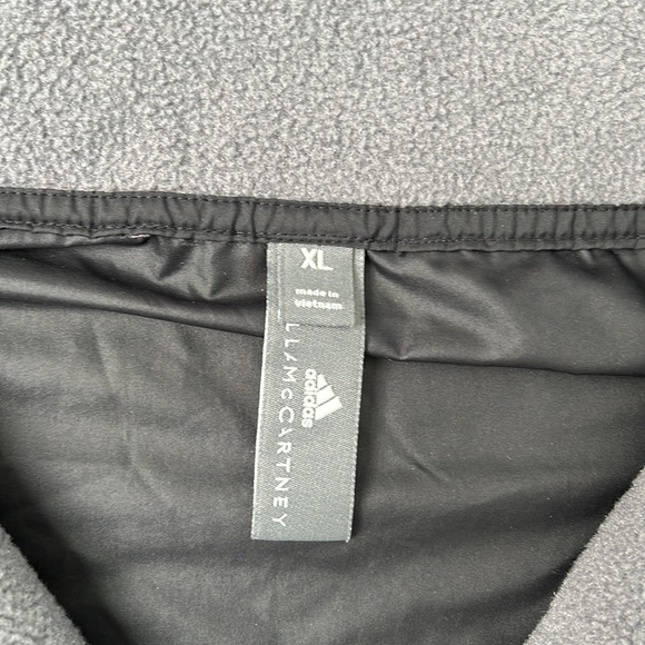 Adidas by Stella McCartney Black and Grey 1/4 Zip Fleece Jacket | EUC Size XL - Picture 10 of 11